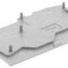 Płytka końcowa i pośrednia Płyta końcowa i pośrednia WAGO wymiary styku 33 x 0.8 x 48.5mm Bloki zaciskowe serii 2002