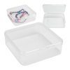 Plastikowe pudełeczko 73x72x25mm - zamykany pojemniczek - Organizer