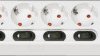 1153110126 Socket strip, 6-way, 2 m, white, multi-switch
