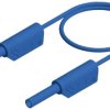 Przewód pomiarowy Hirschmann Test & Measurement MVL S 100/1 Au, niebieski
