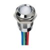 Lampka kontrolna do montażu panelowego 24V dc Niebieski, Zielony, Czerwony 14mm LED Wyprowadzenia APEM
