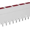 Dioda LED rzędowa 8 x czerwony (D x S x W) 40.8 x 3.7 x 9 mm Signal Construct ZALW 080 ZALW 080