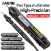 ANENG A3006 Wielofunkcyjny elektroniczny cyfrowy multimetr w formie długopisu,inteligentny detektor napięcia z funkcją wykrywani