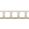 IMPRESJA STANDARD Ramka 5 pięciokrotna do wyłączników IP44 ecru RH-5Y/27 OSPEL