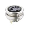 Lumberg 0304 08-1 8 Pin DIN Female Chassis Socket IEC 60130-9 Front Panel Mount
