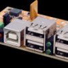 EX-1163HMS-PL USB 2.0 4-port hub board, 15-kV ESD