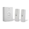 Dzwonek bezprzewodowy z dwoma pilotami, learning system, bateryjny, 38 dzwięków DB-1B/2P/B BIAŁY