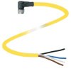 Pepperl+Fuchs 456523 Złącze konfekcjonowane czujnika/aktuatora V31-WM-YE5M-PVC-U, piny: 4, 5 m, 1 szt.