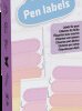 172161 Labels, for MARKY PEN, 96 labels in 12 colours