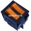 Przełącznik koł. ON/OFF 230V 2x15A żółty