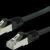 21991235 Patch cable Cat.6 S/FTP PIMF black 1m