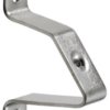Enclosure feet, angled, steel, (W x H x D) 18 x 72 x 48 mm, silver, for mounting rail, 1779100000