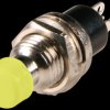 Miniature push button, ON 0.5 A, 24 VAC, yellow