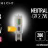 Żarówka LED G9 2.2W 200lm 4000K klasa F Forever Light