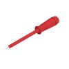 Sonda probiercza 98mm ostra końcówka, gniazdo 4mm, czerwona