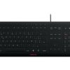 Klawiatura przewodowa, kolor: Czarny, Przewodowy, QWERTZ (niemiecka), Cherry