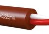 Silicone control line Sensocord-T 4 x 0.22 mm², AWG 24, unshielded, red brown, 244042200