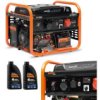 Zestaw Agregat Prądotwórczy Daewoo Gda 7500Dpe-3 6.0Kw + 2X Enerator Oil Sae...