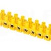 TLZ-16N ZŁĄCZKA 12-TOR.;kolor źółty 76A;690V;24x162x24mm;1..16mm2;POKÓJ