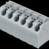 250-506 Terminal strip with operating push buttons, RM 5.0 mm, 17.5A, 6