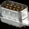 163A11269X D-SUB plug, 9-pin, solder bucket, turned Contacts