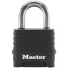 Master Lock M178EURD Excell™ 4-Digit Black Finish Combination 50mm Padlock