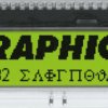 EA DOGM132L-5 LCD graphic module, 51 x 15 mm, yellow / green