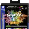 Staedtler pigment brush pen Nature Colour 371 C12-3 Cienkopis wielokolorowy, naturalny 12 szt.