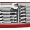 Zestaw narzędzi nastawnych Zestaw napinaczy Stubby Ratchet Teng Tools 10 mm, 11 mm, 12 mm, 13 mm, 14 mm, 15 mm, 16 mm,