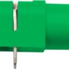 4 mm socket, PCB connection, CAT III, green, SWEB 8094 AU / GN