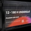 PF-UNDERSEAT-12-180H Lithium battery, LiFePO4, 12.8 V, 180 Ah, 2304 Wh, BMS, BT, IP65