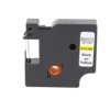 Taśma D1 40918 do drukarki DYMO 9mm 7m żółta taśma czarny nadruk