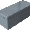 Polyester enclosure, (L x W x H) 190 x 75 x 75 mm, gray (RAL 7000), IP66, 020819080
