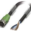 Phoenix Contact Kabel siłownika czujnika Złącze A Złącze M12, Prosty 5 długość 3 m Rodzaj A Żeńskie Złącze B