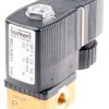 Zawór elektromagnetyczny 24 V DC Burkert 2-drogowy G 1/8 cala żeńskie 1/8cal NC