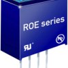 DC converter, 12 VDC, 1 W, 1 output, 5 VDC, 80 % efficiency, ROE-1205S
