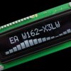 EA W162-X3LW OLED display, 2x16, 80x36mm, white