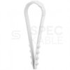 Uchwyt kablowy CMS 20-40mm do kabli i przewodów bezhalogenowa LSOH szary F-TRONIC 100szt
