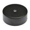Maskownica sufitowa podsufitka 1x otwór 10mm metalowa czarna fi:80mm ALKRI