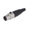 Gniazdo mikrofonowe MINI XLR 3-pin na kabel / MXLR-3G