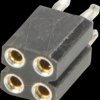 153PF-004-2-50-00 Precision socket, straight, 2.54 spacing, H: 7.0 mm, 2x2-pin