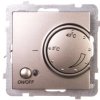 AS Regulator temperatury /czujnik napowietrzny/ satyna light RTP-1GN/m/45