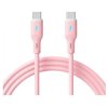 Akyga AK-USB-66 USB cable USB-C® plug, USB-C® plug 1 m Rose