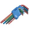 Draper 24122 TX-STAR® Security Coloured Hex. Key Set (9 Piece)