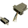 BKL 10121121 Adapter D-sub 15-pin Plug to RJ45 socket single piece