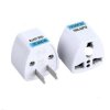 Adapter uniwersalny - przejściówka USA/UK-EU - Wtyczka Ameryka, gniazdo Anglia, Europa