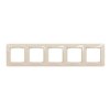 SEDNA DESIGN & ELEMENTS Ramka 5 pięciokrotna beżowa SDD312805 SCHNEIDER ELECTRIC