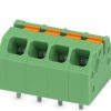Blok zacisków do płytki drukowanej, seria: SPTAF 1/ 4-3.5-IL 4-pinowe raster 3.5 mm 1-rzędowe Mocowanie do lutowania