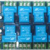 Moduł przekaźnika WiFi 8-kanałowy 30A ESP-12F płytka rozwojowa DC7-28V/5V ESP8266