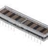 Wyświetlacz diodowy LED 8-znakowy 7 x 5 7,5 mcd 5 x 7, Zielony 4.6mm Broadcom 568 nm